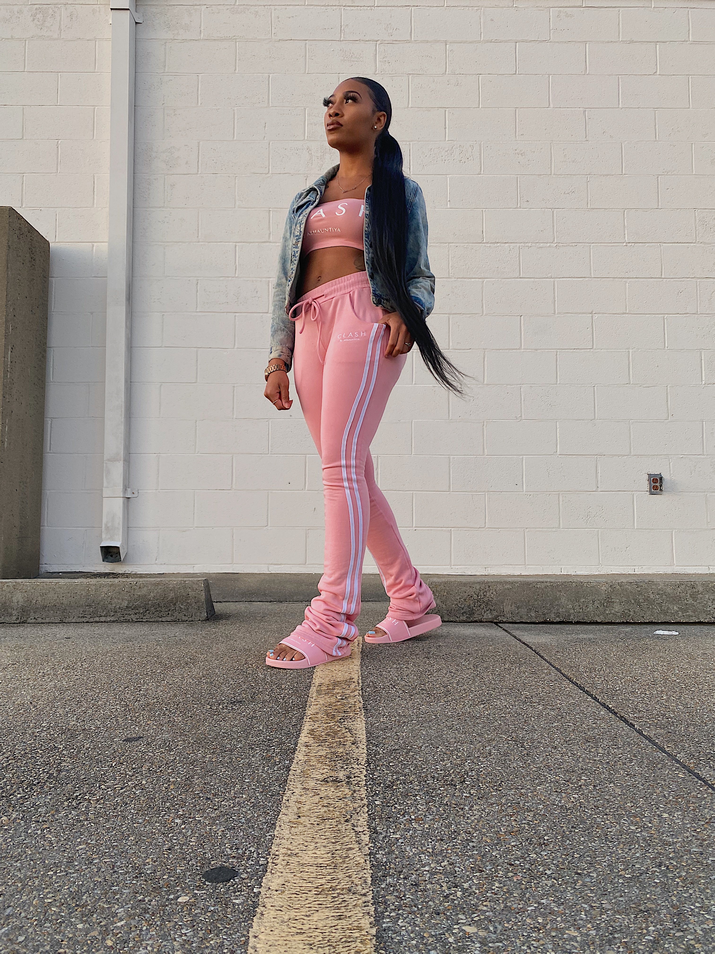 Stacked sweats online women's