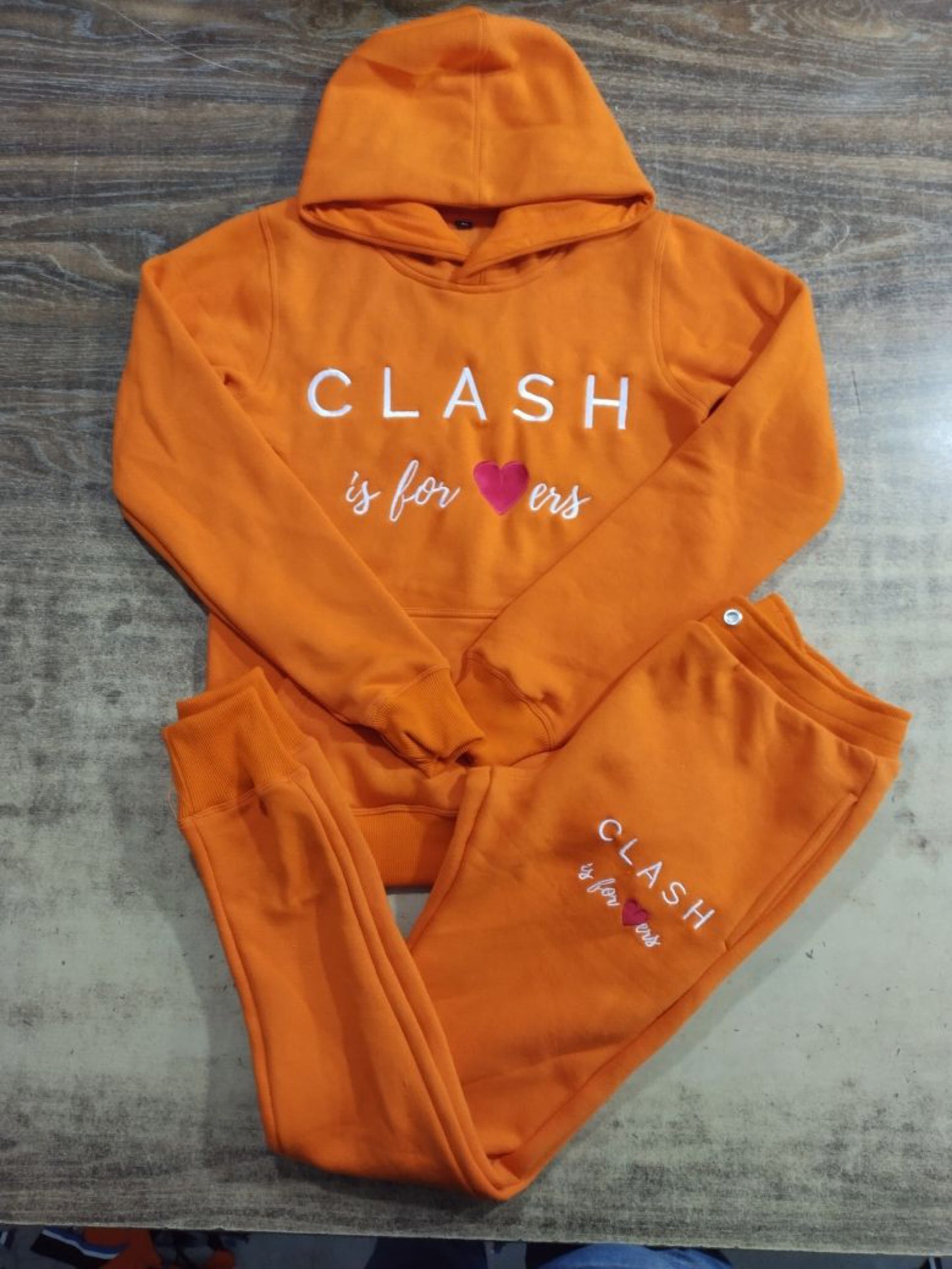 “CLASH is for Lovers” UNISEX Fleece Hoodie