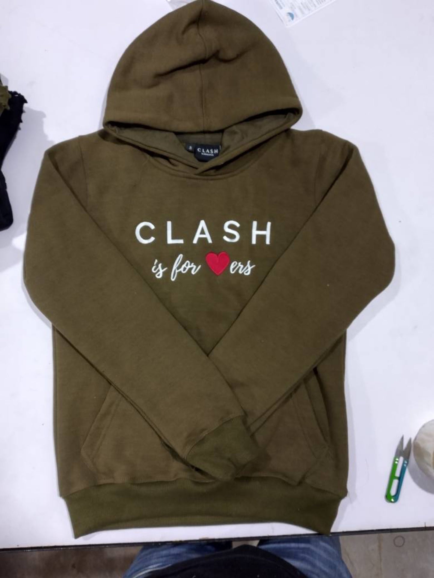 “CLASH is for Lovers” UNISEX Fleece Hoodie