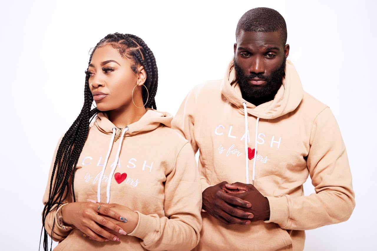 “CLASH is for Lovers” UNISEX Fleece Hoodie